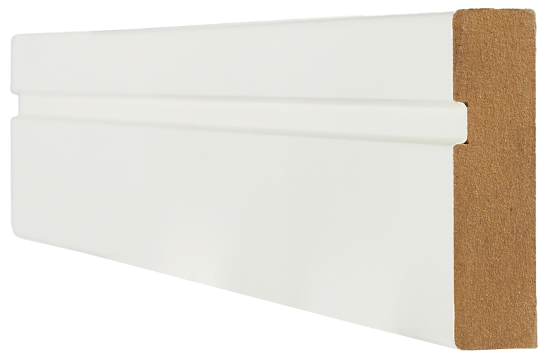 White Primed Grooved Architrave Pack (2 sets) 70mm